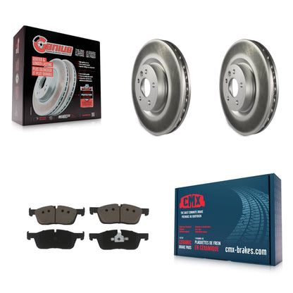 [Avant] Kit de disque (revêtu) et plaquette (céramique) de frein pour Land Rover Discovery Sport Range Evoque Jaguar E-Pace KGC-100176