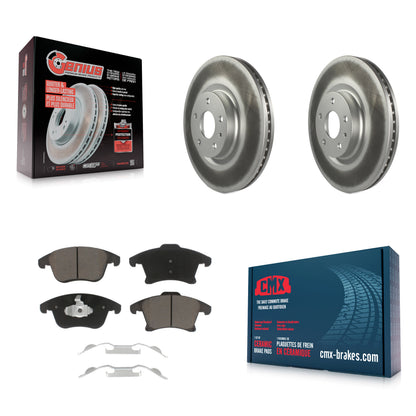 [Avant] Kit de disque (revêtu) et plaquette (céramique) de frein pour Ford Fusion Lincoln MKZ KGC-100178
