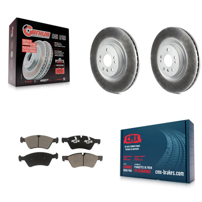 [Avant] Kit de disque (revêtu) et plaquette (céramique) de frein pour Mercedes-Benz ML350 GL450 R350 GL550 ML320 GL350 ML550 GL320 KGC-100195