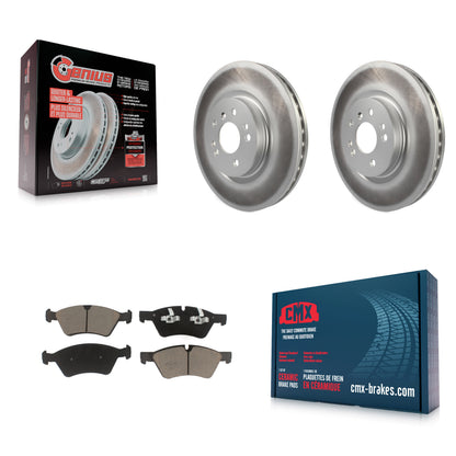 [Avant] Kit de disque (revêtu) et plaquette (céramique) de frein pour Mercedes-Benz ML350 R350 ML500 ML320 R500 R320 ML450 KGC-100196