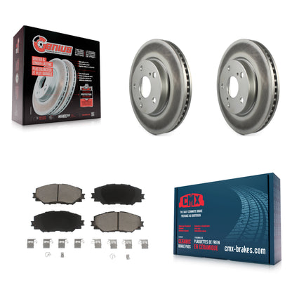 [Avant] Kit de disque (revêtu) et plaquette (céramique) de frein pour Toyota RAV4 Scion xB Prius V Lexus HS250h KGC-100198
