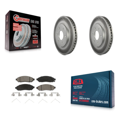 [Avant] Kit de disque (revêtu) et plaquette (céramique) de frein pour Nissan Frontier Suzuki Equator 2.5L KGC-100202
