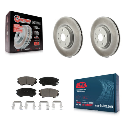 [Avant] Kit de disque (revêtu) et plaquette (céramique) de frein pour 2011-2017 Chevrolet Caprice KGC-100224