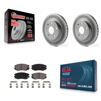 [Avant] Kit de disque (revêtu) et plaquette (céramique) de frein pour Chevrolet Malibu Buick LaCrosse Regal Limited KGC-100226