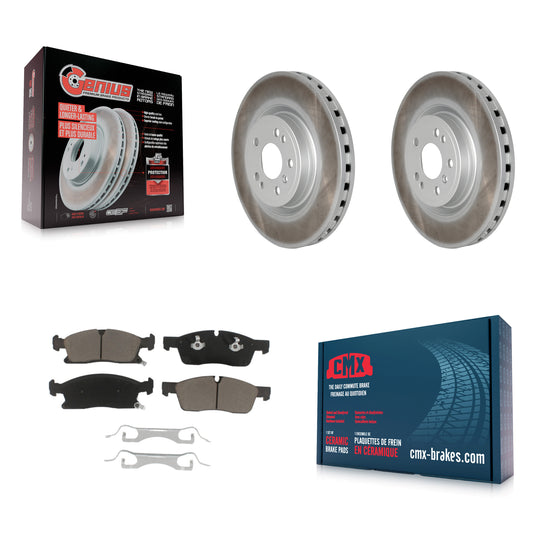 [Avant] Kit de disque (revêtu) et plaquette (céramique) de frein pour Mercedes-Benz ML350 GLE350 ML250 GLE300d KGC-100227