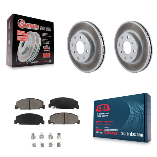 [Avant] Kit de disque (revêtu) et plaquette (céramique) de frein pour Honda Civic del Sol CRX KGC-100249