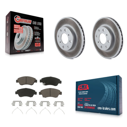 [Avant] Kit de disque (revêtu) et plaquette (céramique) de frein pour Honda Civic KGC-100251