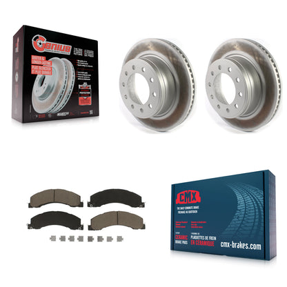 [Avant] Kit de disque (revêtu) et plaquette (céramique) de frein pour Ram 5500 Dodge Sterling Truck 4500 Bullet 45 55 KGC-100257