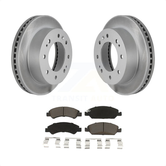 [Avant] Kit de disque (revêtu) et plaquette (céramique) de frein pour Chevrolet Silverado 1500 Suburban KGC-100259 par Transit Auto