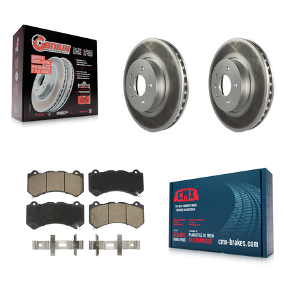 [Avant] Kit de disque (revêtu) et plaquette (céramique) de frein pour Cadillac ATS V KGC-100262