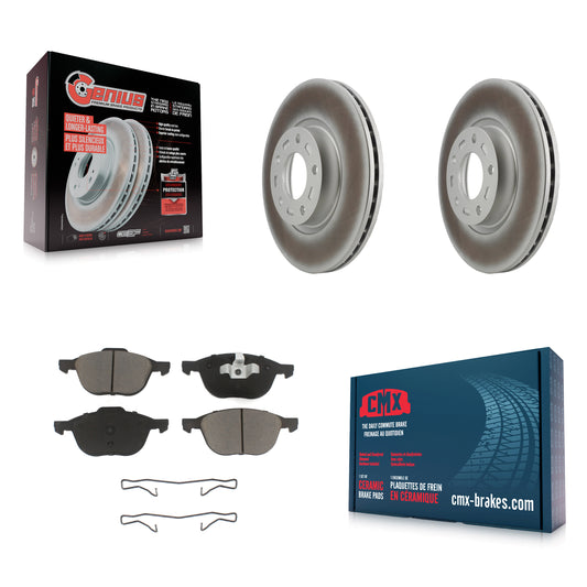 [Avant] Kit de disque (revêtu) et plaquette (céramique) de frein pour Mazda 3 5 Sport KGC-100276