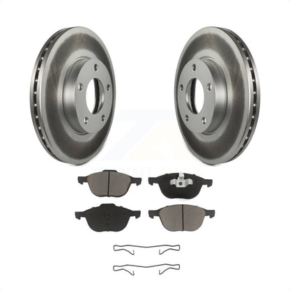 [Avant] Kit de disque (revêtu) et plaquette (céramique) de frein pour Mazda 3 Sport KGC-100277 par Transit Auto