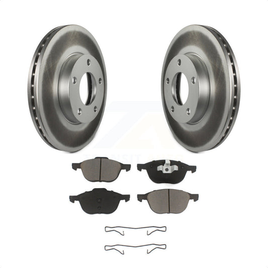 [Avant] Kit de disque (revêtu) et plaquette (céramique) de frein pour Mazda 3 Sport KGC-100277 par Transit Auto