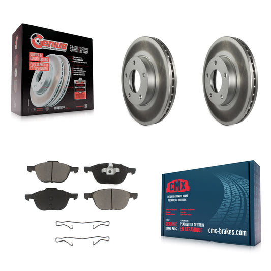 [Avant] Kit de disque (revêtu) et plaquette (céramique) de frein pour Mazda 3 Sport KGC-100277