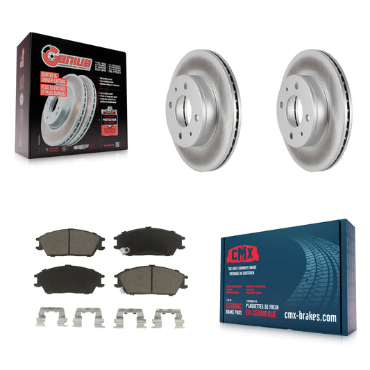[Avant] Kit de disque (revêtu) et plaquette (céramique) de frein pour 2000-2005 Hyundai Accent KGC-100279