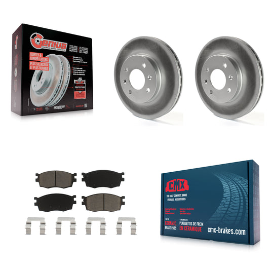 [Avant] Kit de disque (revêtu) et plaquette (céramique) de frein pour Hyundai Accent Kia Rio Rio5 KGC-100281