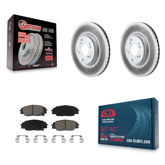 [Avant] Kit de disque (revêtu) et plaquette (céramique) de frein pour Honda Civic Acura RSX CSX KGC-100305