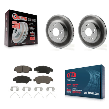 [Avant] Kit de disque (revêtu) et plaquette (céramique) de frein pour Honda Civic Acura ILX KGC-100309