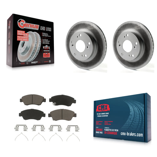[Avant] Kit de disque (revêtu) et plaquette (céramique) de frein pour Honda Civic Acura ILX KGC-100309