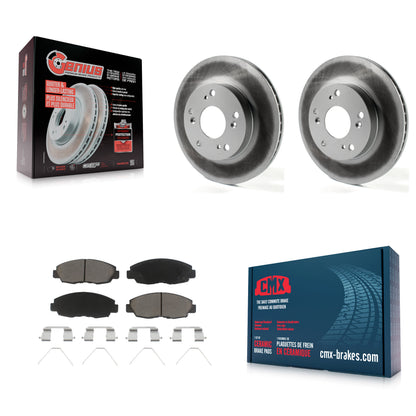 [Avant] Kit de disque (revêtu) et plaquette (céramique) de frein pour Honda Civic KGC-100310