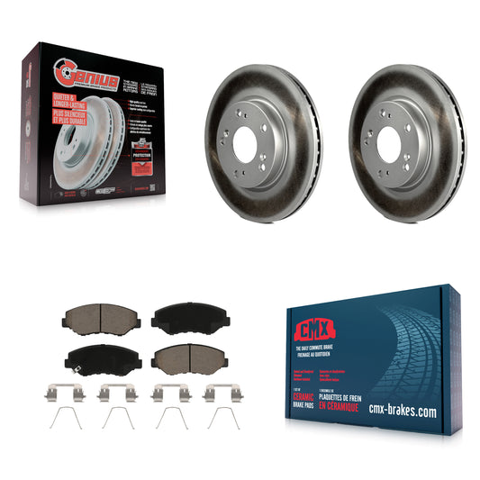[Avant] Kit de disque (revêtu) et plaquette (céramique) de frein pour 2013 Acura ILX 2.0L KGC-100313