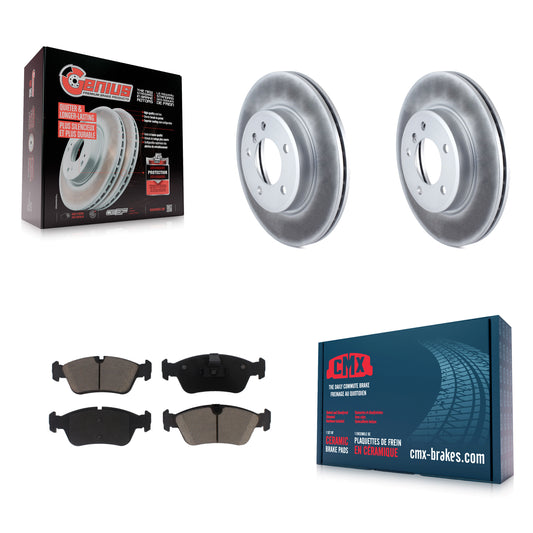 [Avant] Kit de disque (revêtu) et plaquette (céramique) de frein pour BMW 325i 325Ci Z4 325xi Z3 323i 328i 323Ci 328Ci 320i KGC-100317