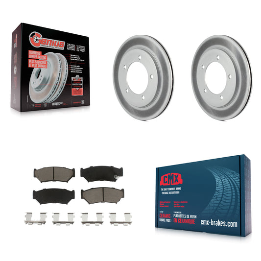 [Avant] Kit de disque (revêtu) et plaquette (céramique) de frein pour 1999-2004 Chevrolet Tracker Suzuki Vitara KGC-100320