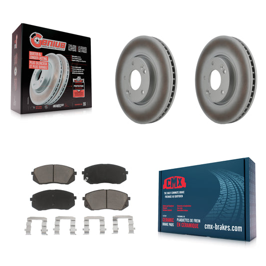 [Avant] Kit de disque (revêtu) et plaquette (céramique) de frein pour Hyundai Tucson Kia Sportage Soul EV KGC-100337
