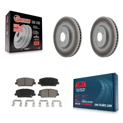 [Avant] Kit de disque (revêtu) et plaquette (céramique) de frein pour Kia Forte Forte5 Koup KGC-100339