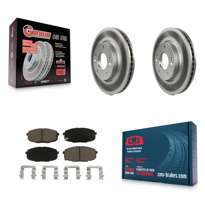 [Avant] Kit de disque (revêtu) et plaquette (céramique) de frein pour Kia Forte Koup Forte5 KGC-100350