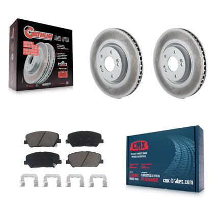 [Avant] Kit de disque (revêtu) et plaquette (céramique) de frein pour 2011-2015 Kia Optima 2.0L KGC-100351