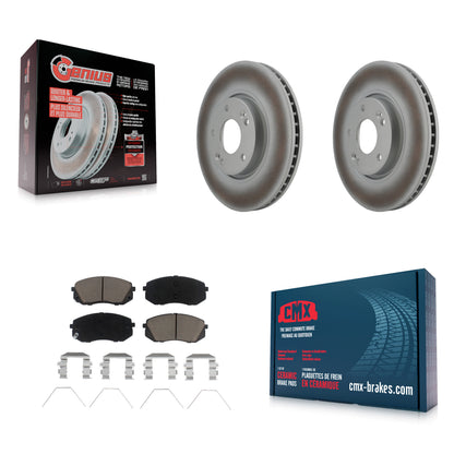 [Avant] Kit de disque (revêtu) et plaquette (céramique) de frein pour 2017-2019 Kia Soul EV KGC-100357