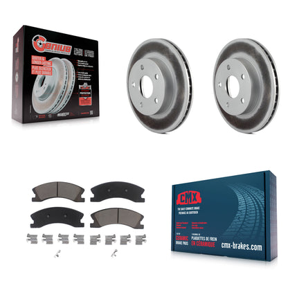 [Avant] Kit de disque (revêtu) et plaquette (céramique) de frein pour Jeep Grand Cherokee KGC-100361