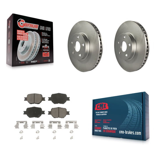 [Avant] Kit de disque (revêtu) et plaquette (céramique) de frein pour Scion tC Toyota Celica KGC-100372