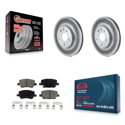 [Avant] Kit de disque (revêtu) et plaquette (céramique) de frein pour 2018-2020 Chevrolet Sonic KGC-100385