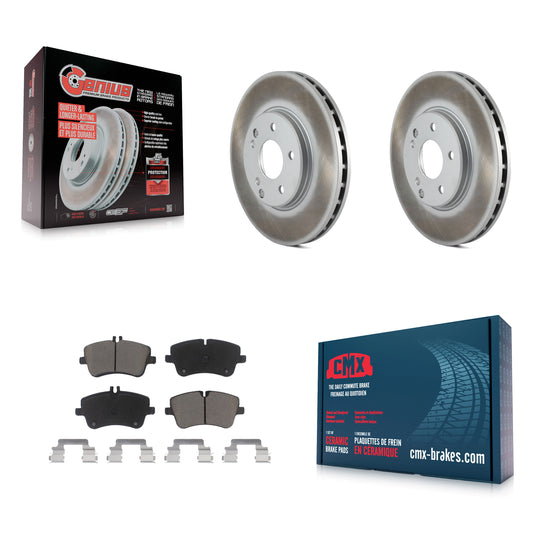[Avant] Kit de disque (revêtu) et plaquette (céramique) de frein pour Mercedes-Benz C240 CLK350 C320 C280 CLK320 SLK280 SLK300 C350 KGC-100388
