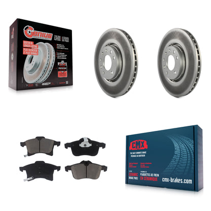 [Avant] Kit de disque (revêtu) et plaquette (céramique) de frein pour 2008-2009 Saturn Astra KGC-100393