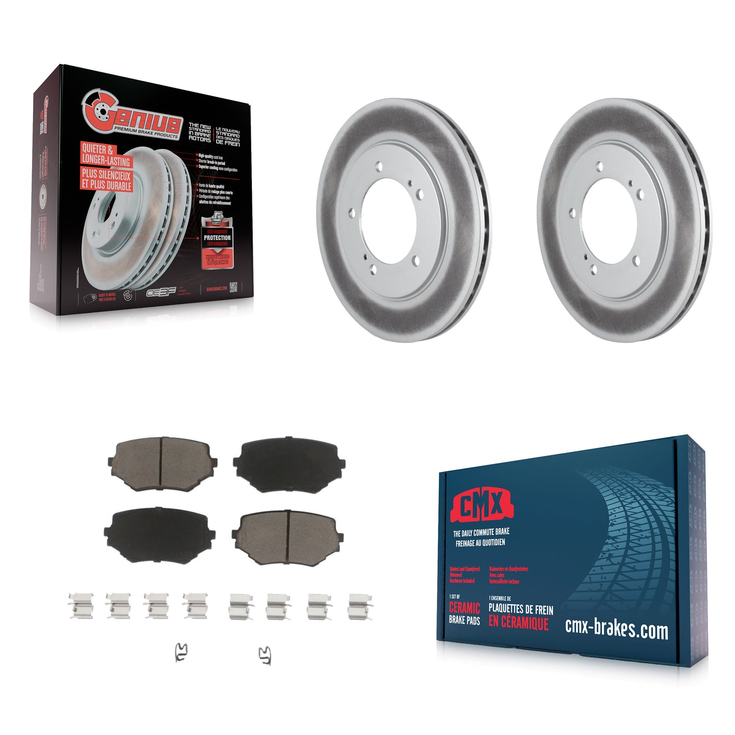 [Avant] Kit de disque (revêtu) et plaquette (céramique) de frein pour Suzuki Grand Vitara XL-7 KGC-100398
