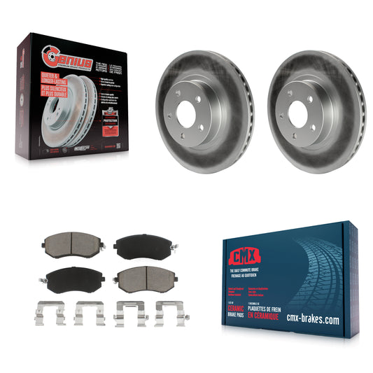 [Avant] Kit de disque (revêtu) et plaquette (céramique) de frein pour Subaru Impreza Scion FR-S BRZ KGC-100401