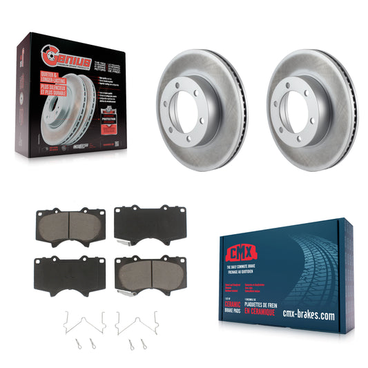[Avant] Kit de disque (revêtu) et plaquette (céramique) de frein pour Toyota Tundra Sequoia KGC-100403