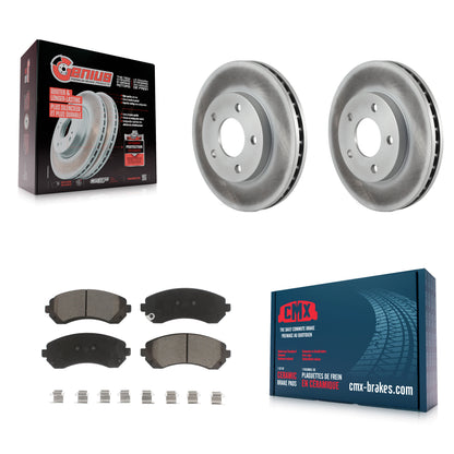 [Avant] Kit de disque (revêtu) et plaquette (céramique) de frein pour Buick Rendezvous Pontiac Aztek KGC-100407