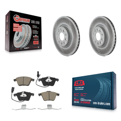 [Avant] Kit de disque (revêtu) et plaquette (céramique) de frein pour Volkswagen CC Passat KGC-100411