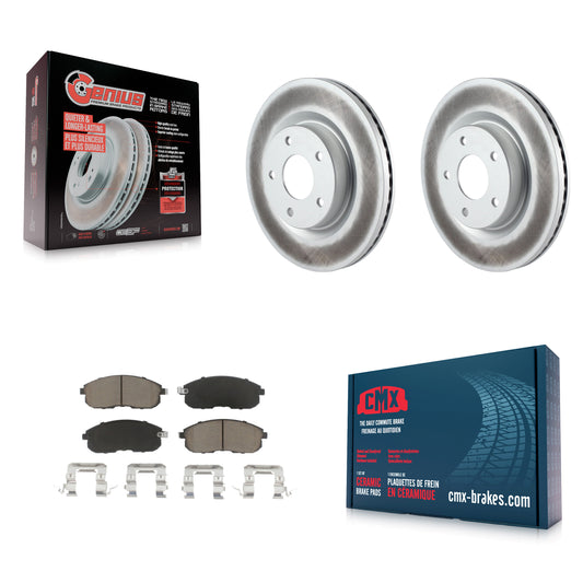 [Avant] Kit de disque (revêtu) et plaquette (céramique) de frein pour Nissan Altima KGC-100425