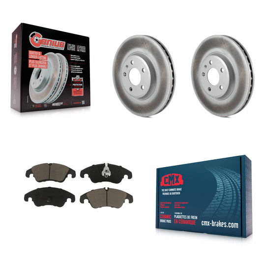 [Avant] Kit de disque (revêtu) et plaquette (céramique) de frein pour Audi A4 Quattro Q5 A5 allroad KGC-100430