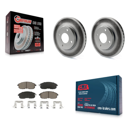 [Avant] Kit de disque (revêtu) et plaquette (céramique) de frein pour Nissan Sentra Versa Cube KGC-100432