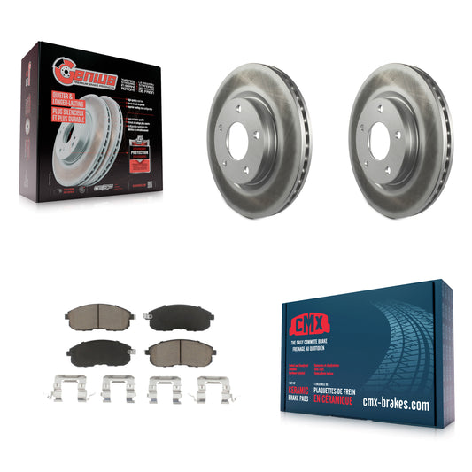 [Avant] Kit de disque (revêtu) et plaquette (céramique) de frein pour Nissan Sentra KGC-100441