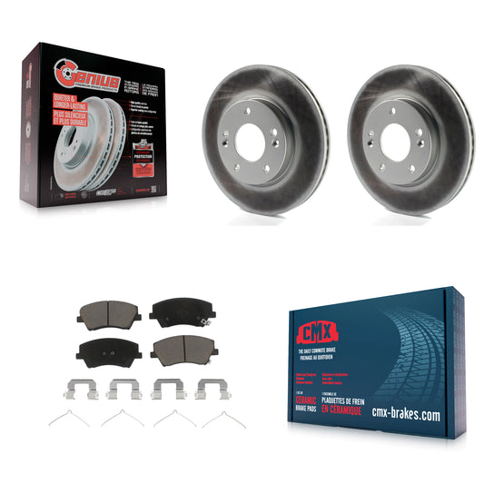 [Avant] Kit de disque (revêtu) et plaquette (céramique) de frein pour Hyundai Elantra KGC-100444