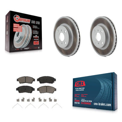 [Avant] Kit de disque (revêtu) et plaquette (céramique) de frein pour 1993-1997 Toyota Corolla Geo Prizm KGC-100453