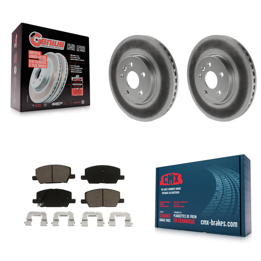 [Avant] Kit de disque (revêtu) et plaquette (céramique) de frein pour Chevrolet Trax Buick Encore KGC-100455