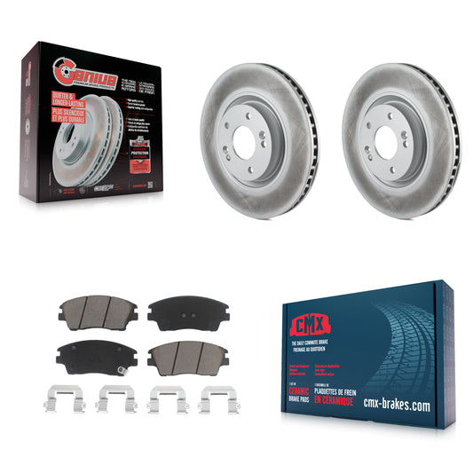 [Avant] Kit de disque (revêtu) et plaquette (céramique) de frein pour 2017-2021 Kia Sportage Turbocharged KGC-100479